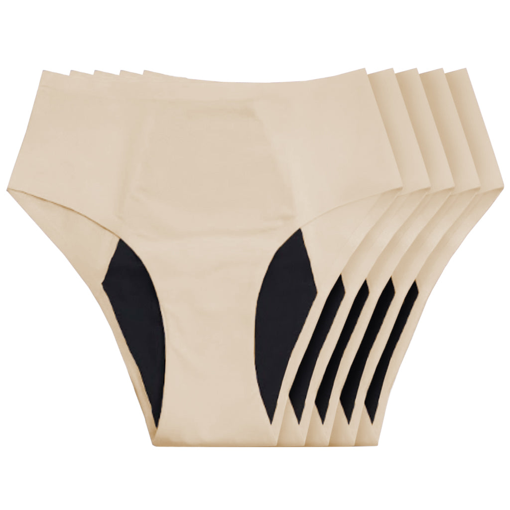 Seamless Leakproof High Waisted (Heavy Flow 5-pack)