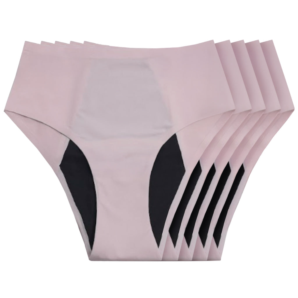 Seamless Leakproof High Waisted (Heavy Flow 5-pack)